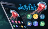 Jellyfish Theme: Neon Jelly Zone wallpaper HD screenshot 1