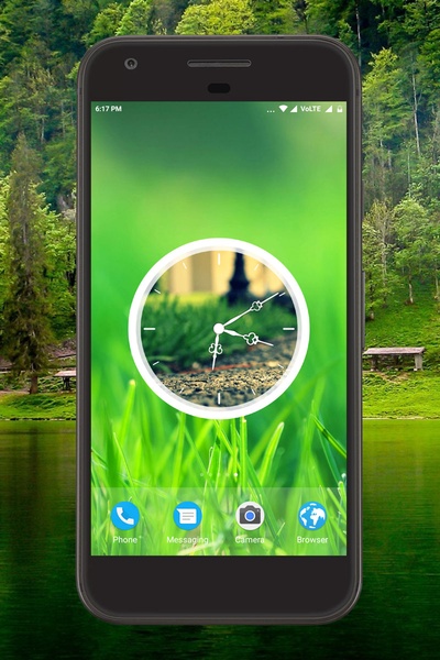Greenery Clock Live Wallpaper - Preview 2