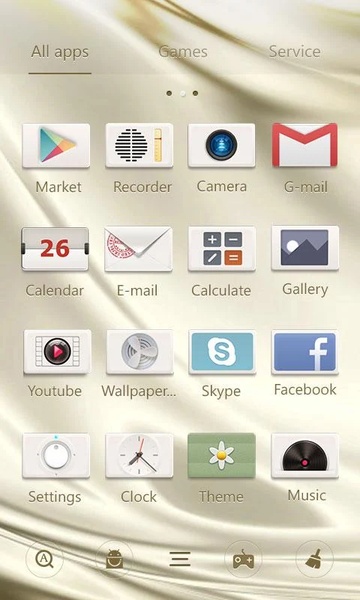 Gloss GOLauncher EX Theme - Preview 4