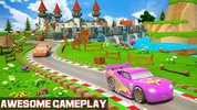 Super Kids Fast Lightning Car Racing screenshot 2