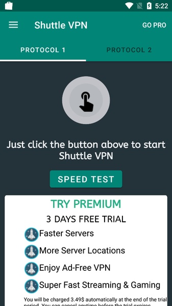 Shuttle VPN - Preview 3