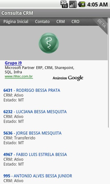 Consulta CRM - Preview 1