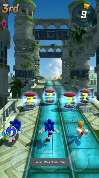 Jogo do sonic online mobile, Sonic Forces Jogo de Corrida, sonic 3d jogo  online, batalha de corrid 
