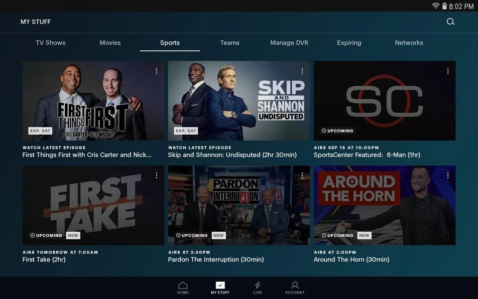 Hulu for Android TV - Preview 2