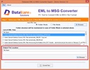 DataVare EML to MSG Converter screenshot 1