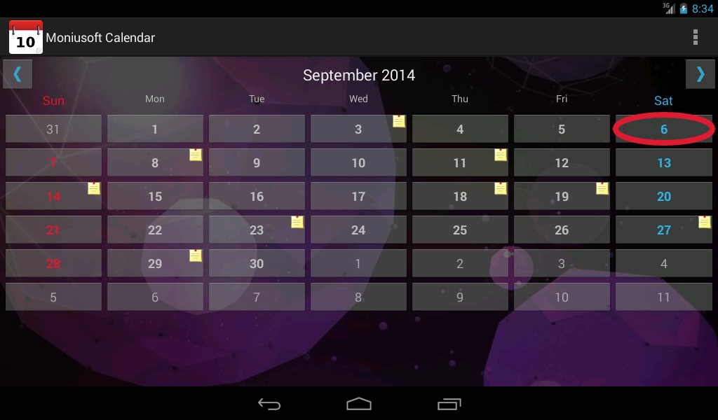 Moniusoft Calendar - Preview 4