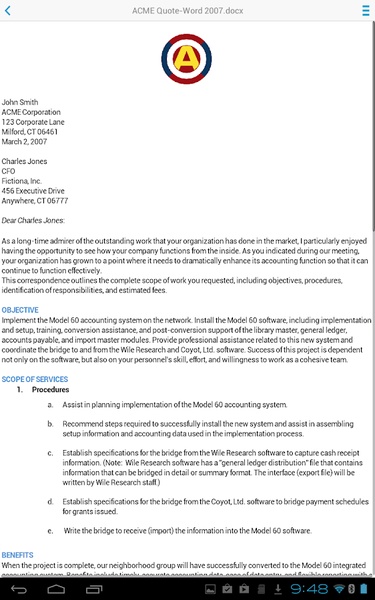 Docs To Go for BES12 - Preview 4