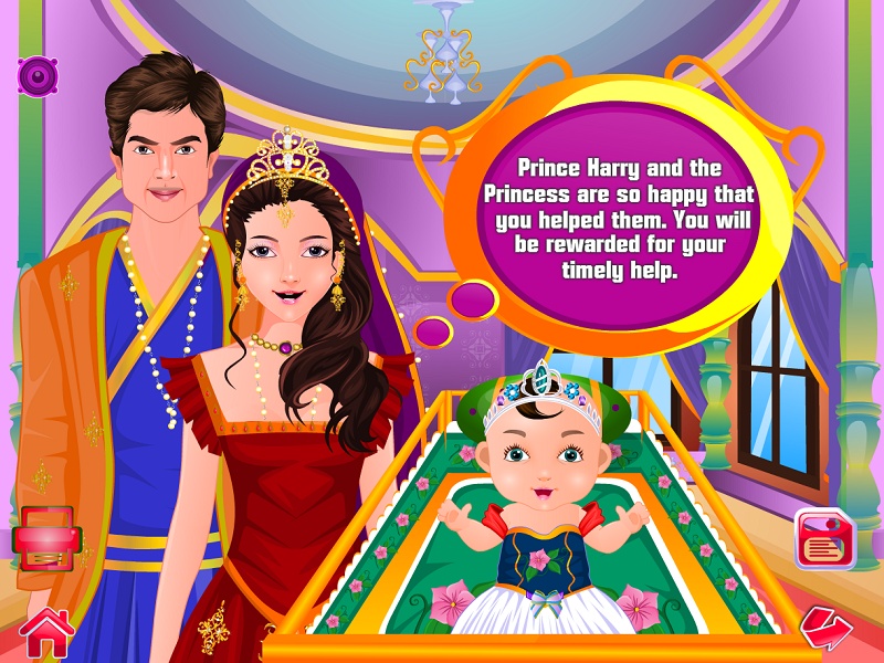 Pregnant Princess Birth Newborn Baby - Preview 2