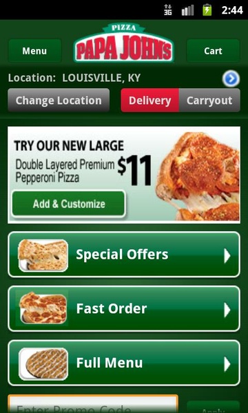 Papa Johns Pizza & Delivery for Android - Download the APK from