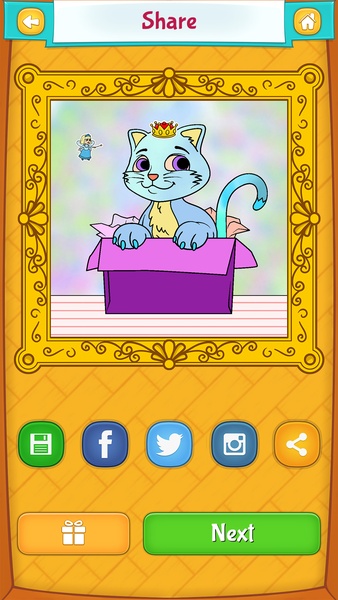 Cat Coloring Pages - Preview 1