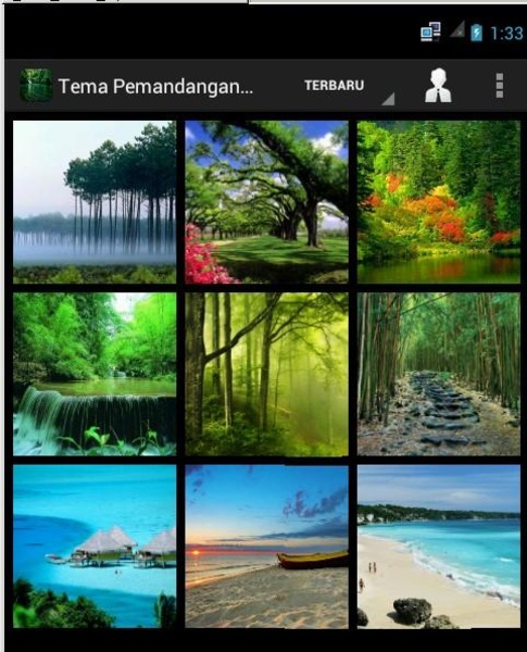 Tema Pemandangan Android - Preview 2