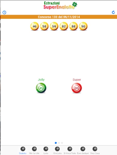 Estrazioni lotto - Preview 8