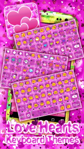 Love Hearts Keyboard Themes - Preview 7