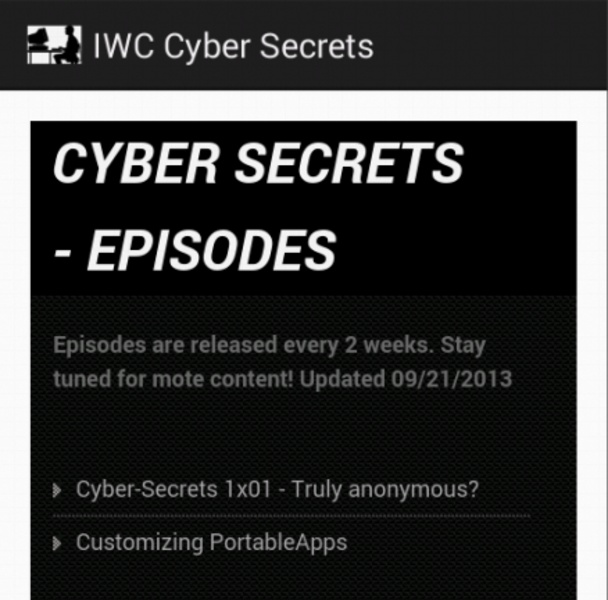 IWC Cyber Secrets - Preview 2