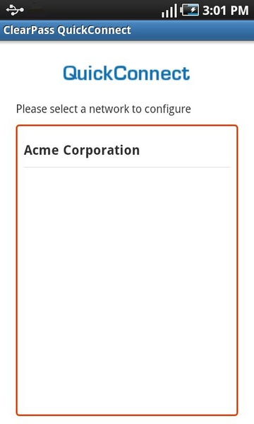 ClearPass QuickConnect - Preview 2