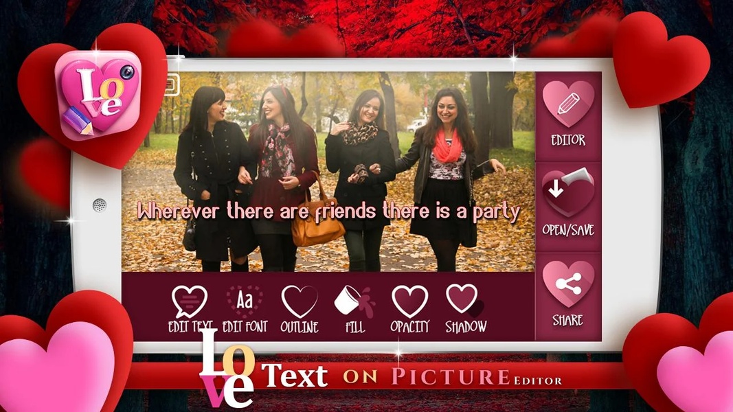 Love Text on Pictures Editor - Preview 4