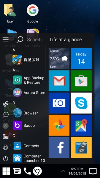 Computer Launcher 10 - Preview 2