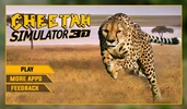 Wild African Cheetah Simulator screenshot 1