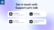 Support: Let's Talk screenshot 3