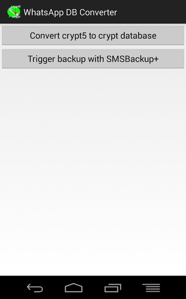 DB Converter for Whatsapp - Preview 1