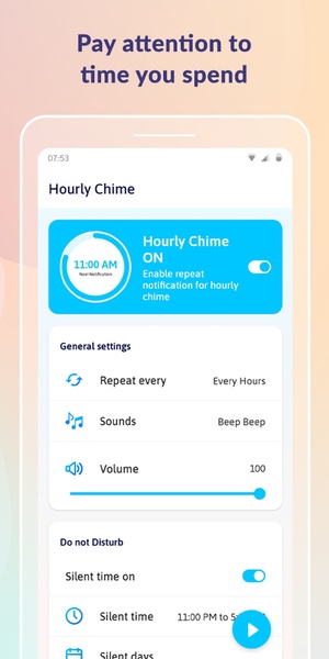 Hourly Chime: Time Manager & Hours Timer Clock - Preview 7