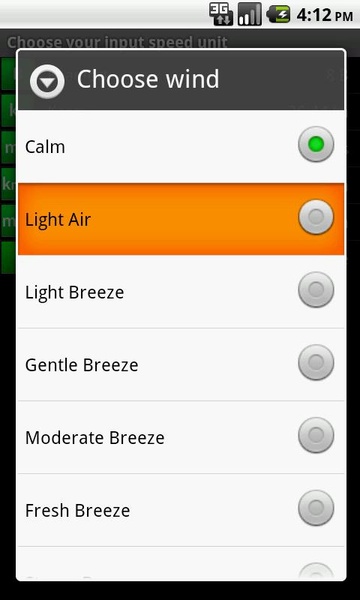 Marine Wind Calculator - Preview 2