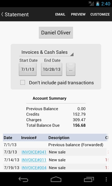 MobileBiz Lite - Preview 11