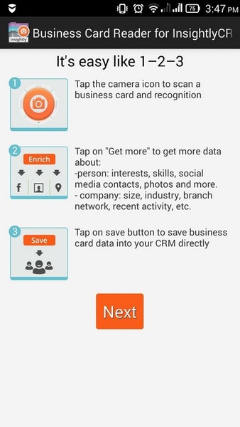 Business Card Reader for Insightly CRM - Preview 8
