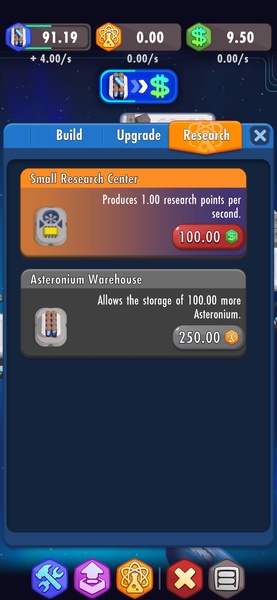 Asteronium: Idle Tycoon - Space Colony Simulator - Preview 3