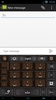 GO Keyboard Leather Theme screenshot 3