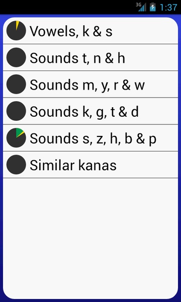Katakana Learn Experiment - Preview 2
