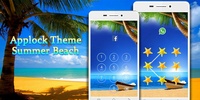 AppLock Theme Beach(Privacy Holder) screenshot 3