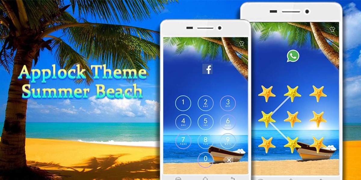 AppLock Theme Beach(Privacy Holder) - Preview 3