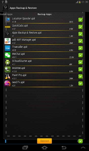 Apps Backup & Restore - Preview 4