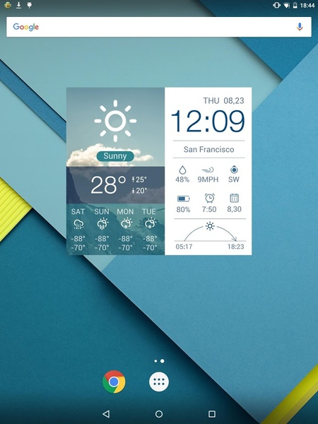 Clock Weather Transparent - Preview 1