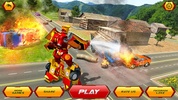 Firefighter Robot Transform Truck: Rescue Hero screenshot 6
