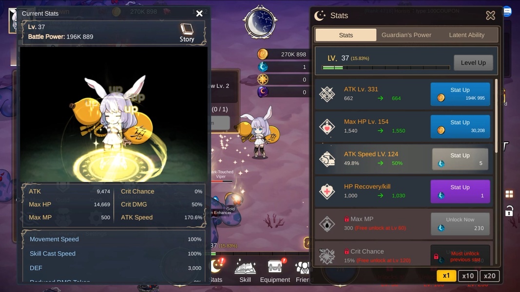 Idle Moon Rabbit: AFK RPG - Preview 3