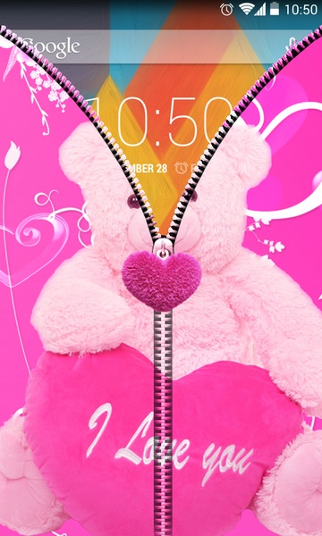 PinkTeddyZipperUnLock - Preview 2