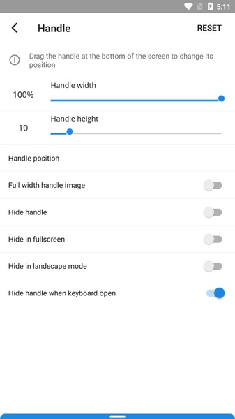 Bottom Quick Settings - Preview 2