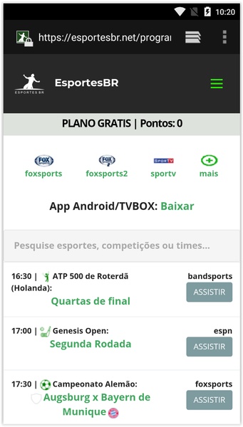 EsportesBR - Agenda do futebol para Android - Baixe o APK na Uptodown