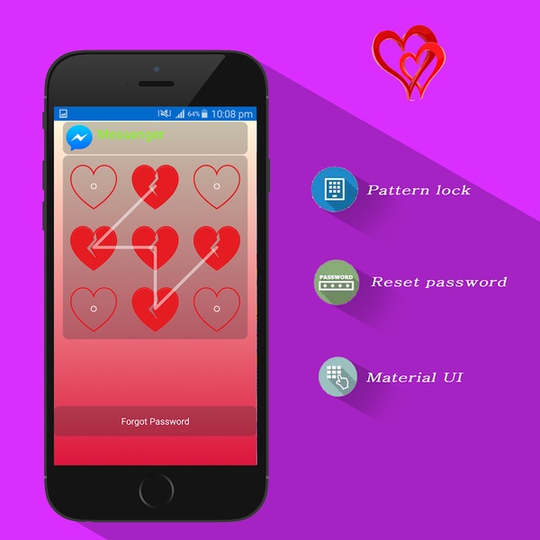 Valentine Theme Applock - Preview 4