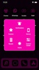 Wow Pink Neon Theme, Icon Pack screenshot 1