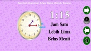 Belajar Membaca Jam & Waktu Indonesia screenshot 1