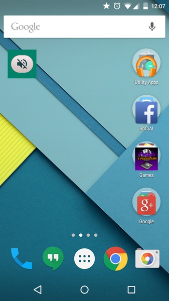 Silent lollipop widget - Preview 3