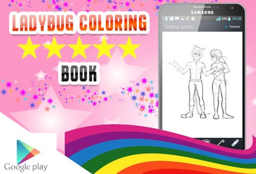 ladybug Coloring Book - Preview 1