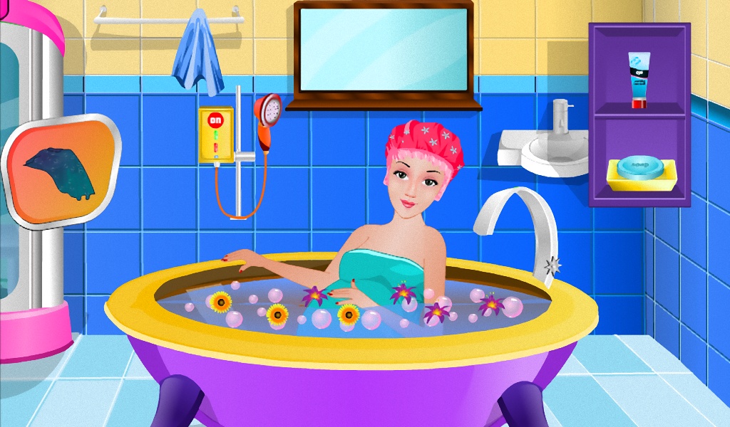 Pregnant Women Bathing - Preview 1