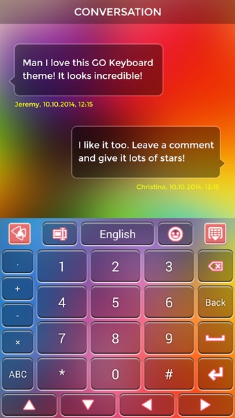 Color Keyboard Theme - Preview 8