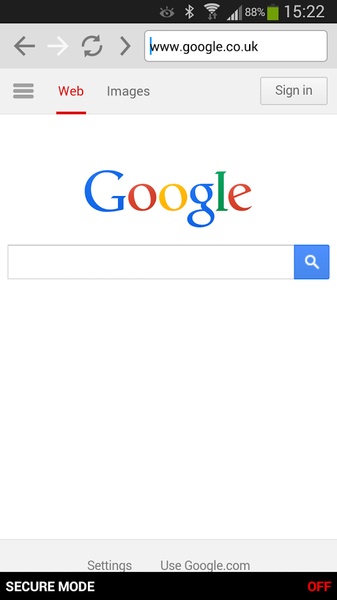 Secure Browser - Preview 9