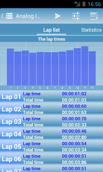Analog Interval Stopwatch - Preview 1