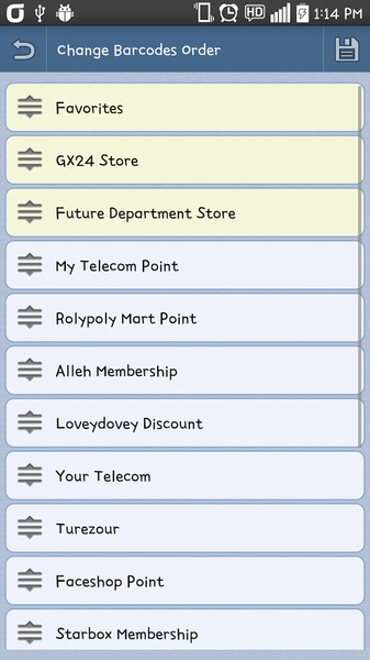 My Barcode Wallet - Preview 3